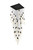 Elegant Lighting - 2066G42BK - 36 Light Pendant - Weston - black