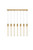 Elegant Lighting - 2066S42SG - Seven Light Pendant - Weston - satin gold