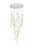 Elegant Lighting - 2067G36C - 16 Light Pendant - Weston - chrome
