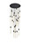 Elegant Lighting - 2067G42BK - 25 Light Pendant - Weston - black