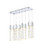 Elegant Lighting - 2088D36C - Eight Light Pendant - Aurora - Chrome and Clear