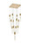 Elegant Lighting - 2088G26SG - 13 Light Pendant - Aurora - Satin Gold and Clear