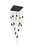Elegant Lighting - 2088G30BK - 16 Light Pendant - Aurora - Black and Clear