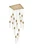 Elegant Lighting - 2088G30C - 16 Light Pendant - Aurora - Chrome and Clear