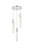 Elegant Lighting - 2089D16C - Three Light Chandelier - Aurora - Chrome and Clear