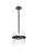 Elegant Lighting - 2200D12BK - Six Light Pendant - Serena - black