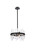 Elegant Lighting - 2200D16BK - Eight Light Pendant - Serena - black