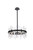 Elegant Lighting - 2200D20BK - Ten Light Pendant - Serena - black