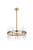 Elegant Lighting - 2200D20SG - Ten Light Pendant - Serena - satin gold
