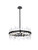 Elegant Lighting - 2200D25BK - 14 Light Pendant - Serena - black