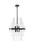 Elegant Lighting - 2502D17BK - Six Light Pendant - Sienna - black