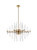Elegant Lighting - 2502D31SG - Eight Light Pendant - Sienna - gold