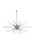 Elegant Lighting - 2502D46C - Ten Light Pendant - Sienna - chrome