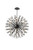 Elegant Lighting - 2550D38BK - 24 Light Pendant - Vera - black