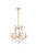 Elegant Lighting - 2800D20G/RC - Six Light Pendant - Maria Theresa - Gold