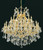 Elegant Lighting - 2801D36G/RC - 24 Light Chandelier - Maria Theresa - Gold