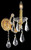 Elegant Lighting - 2801W1G/RC - One Light Wall Sconce - Maria Theresa - Gold