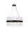 Elegant Lighting - 3000D25BK - 16 Light Pendant - Dallas - black