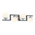 George Kovacs - P5424-572 - Four Light Bath - Alluria ll - Polished Nickel And Coal
