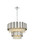 Elegant Lighting - 3400G24C - Eight Light Chandelier - Willow - Chrome and Clear