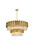 Elegant Lighting - 3400G40SG - 16 Light Chandelier - Willow - Satin Gold and Clear