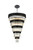 Elegant Lighting - 3400GR48BK - 39 Light Chandelier - Willow - Black and Clear