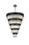 Elegant Lighting - 3400GR59BK - 43 Light Chandelier - Willow - Black and Clear