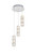 Elegant Lighting - 3500D3RC - LED Pendant - Polaris - Chrome