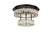 Elegant Lighting - 3503F18L2BK - LED Flush Mount - Monroe - Black