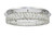 Elegant Lighting - 3503F26C - LED Flush Mount - Monroe - Chrome