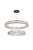 Elegant Lighting - 3503G36BK - LED Chandelier - Monroe - Black