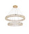 Elegant Lighting - 3503G36G - LED Chandelier - Monroe - Gold