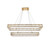 Elegant Lighting - 3504G42L2G - LED Pendant - Monroe - Gold