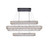 Elegant Lighting - 3504G50L3BK - LED Pendant - Monroe - Black