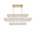 Elegant Lighting - 3504G50L3G - LED Pendant - Monroe - Gold