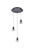 Eren LED Pendant (3505D12BK)