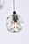 Eren LED Pendant (3505D20BK)