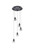 Eren LED Pendant (3505G12BK)