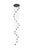 Elegant Lighting - 3505G15BK - LED Pendant - Eren - Black