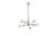 Elegant Lighting - 3509D24C - Eight Light Pendant - Graham - Chrome and Clear