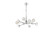 Elegant Lighting - 3509D29C - Ten Light Pendant - Graham - Chrome and Clear