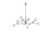 Elegant Lighting - 3509D35C - 12 Light Pendant - Graham - Chrome and Clear