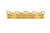 Elegant Lighting - 3509W32G - Five Light Wall Sconce - Graham - Gold and Clear