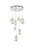 Elegant Lighting - 3680D9C - LED Pendant - Aston - Chrome