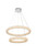 Elegant Lighting - 3800G28C - LED Chandelier - Bowen - Chrome