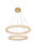 Elegant Lighting - 3800G32SG - LED Chandelier - Bowen - Satin Gold