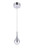 Elegant Lighting - 3801D4C - LED Pendant - Amherst - chrome