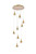 Elegant Lighting - 3809D24SG - LED Chandelier - Amherst - satin gold