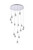 Elegant Lighting - 3816D36C - LED Chandelier - Amherst - chrome
