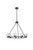 Elegant Lighting - 5100D32BK - Nine Light Chandelier - Cadence - Black and Clear